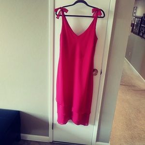 Red simi formal dress
